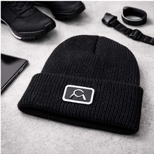 Campeones Mundial Black Athletic Beanie