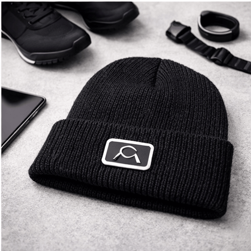 Campeones Mundial Black Athletic Beanie